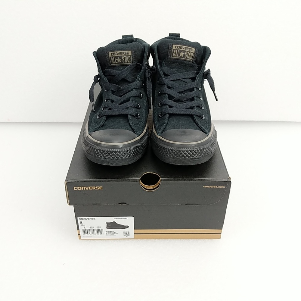 Converse Chuck Taylor Street Ox Mid Black 138465F - Picture 6 of 8